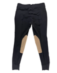Dover Saddlery Wellesley Classic Knee-Patch Breech in Black