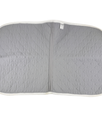 Dover Saddlery 'Double Diamond' Dressage Pad in White - Full