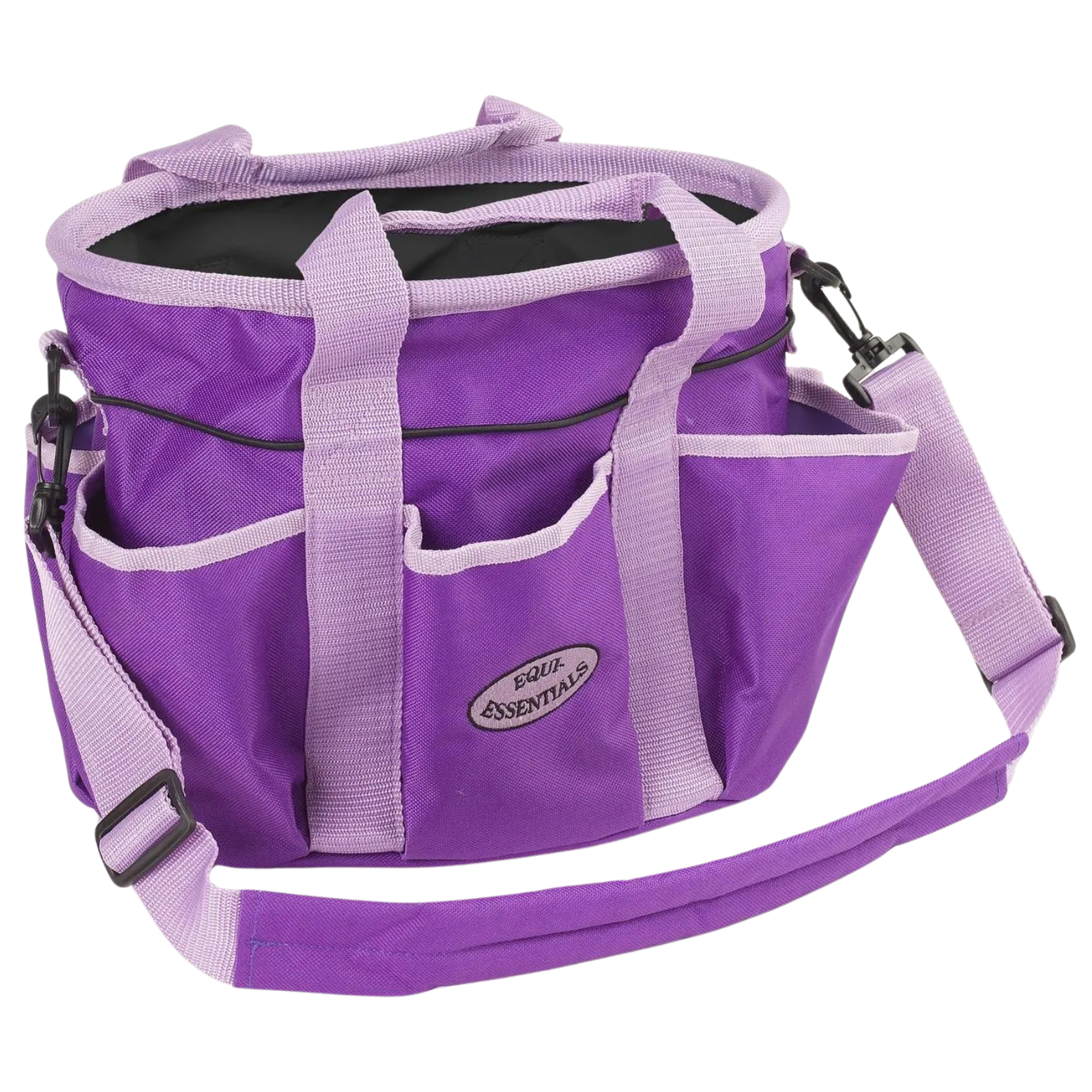 Purple Equestrian Grooming Tote 11 Piece Mega Wet/Dry Horse