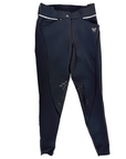 Horse Pilot 'X-Design' Knee Patch Breeches in Black