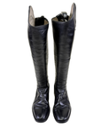 DeNiro Tricolore Amabile Smooth Dress Boots in Blac