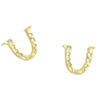 Mare Modern Goods Horseshoe Studs in Gold