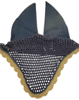 Schockemohle Fly Bonnet in Navy/Tan