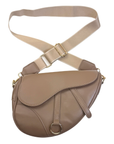 Saddle Shoulder Handbag in Brown