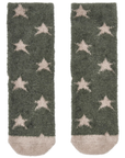 LeMieux Mini 'Sasha Star' Fluffy Socks in Almond