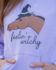 Dapplebay 'Feelin' Witchy' Hoodie in Purple - Women's XXL