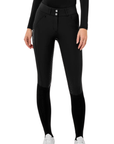 Equestrian Stockholm 'Dressage Elite' Breeches in Black Edition