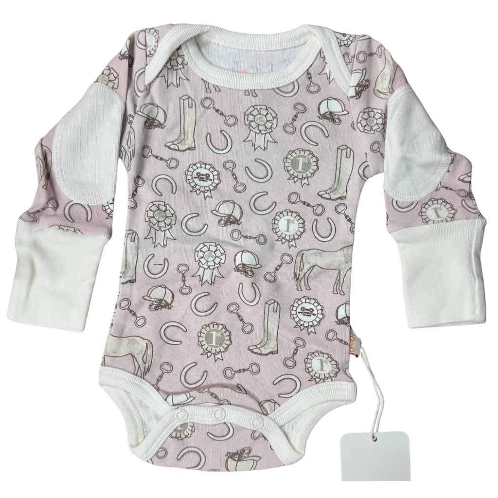 Mini Britches Long Sleeve Onesie in Let's Show