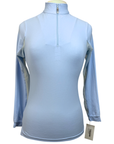 EIS 1/4 Zip Base Layer in Light Blue