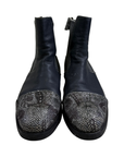 Romitelli Paddock Boots in Graphite/Metallic Swirls