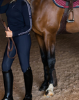 Equestrian Stockholm 'Airflow Luxe' Full Seat Breeches in Navy