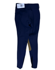 RJ Classics Kids 'Avery' Knee Patch Breeches in Navy
