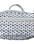 Ida Mae Quilted Travel Case in Nayeli Horse Icon Black