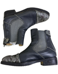 Romitelli Paddock Boots in Graphite/Metallic Swirls