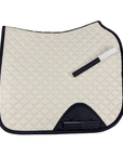 Sixteen Cypress Dressage Saddle Pad in Off-White/Black