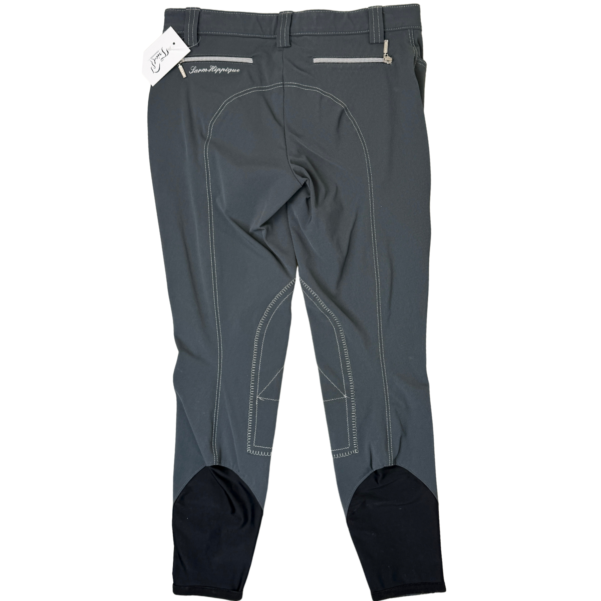 Culotte d'équitation femme taille 30 marron TuffRider patch genou