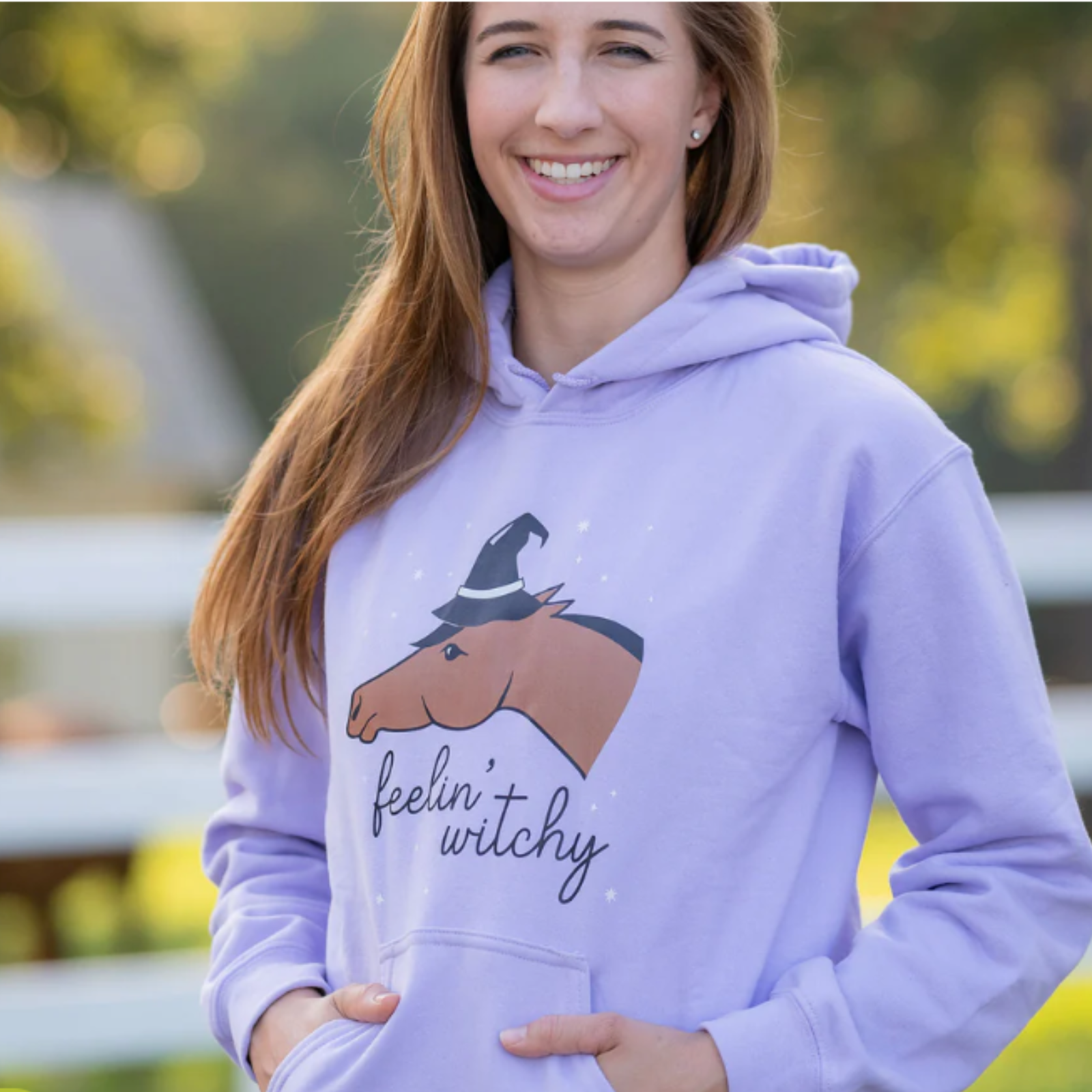 Dapplebay 'Feelin' Witchy' Hoodie in Purple - Women's XXL