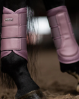 Equestrian Stockholm Mesh Brushing Boots in Anemone