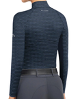 R.J. Classics 'Libby' 1/4 Zip Long Sleeve Training Shirt in Sapphire Snaffle