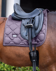 Equestrian Stockholm Dressage Saddle Pad in Dark Violet