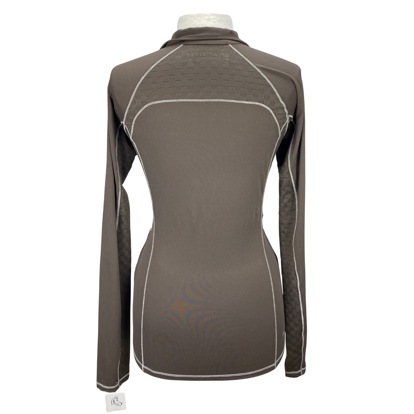Back of Ariat Tek Cold Series 'Lowell' 2.0 Baselayer in Cappuccino