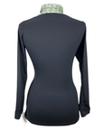 CALLIDAE The Practice Shirt in Black/Sunflower