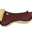 Mattes Dressage Half Pad in Brown/White