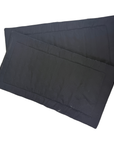 Quilted No Bow Wraps in Black