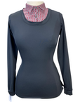 Callidae 'The Practice' Long Sleeve Shirt in Black/Bloodstone Eyes - Women's Large