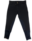 Front of Ovation 'Celebrity' Euroweave DX Breeches in Black - Women's 26R