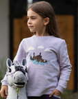 LeMieux Mini 'Poppy' Long Sleeve Shirt in Lilac