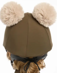 LeMieux Mini 'Double Pom' Hat Silk in Alpine