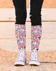 Dreamers & Schemers Boot Socks in Old School Toys