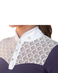 Equestrian Stockholm 'Crystal Champion' Competition Top in Dark Violet