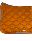 Equestrian Stockholm Dressage Saddle Pad in Pumpkin