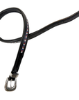 People On Horses Crystal Belt in Black/Red/Blue