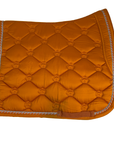 Equestrian Stockholm Dressage Saddle Pad in Pumpkin