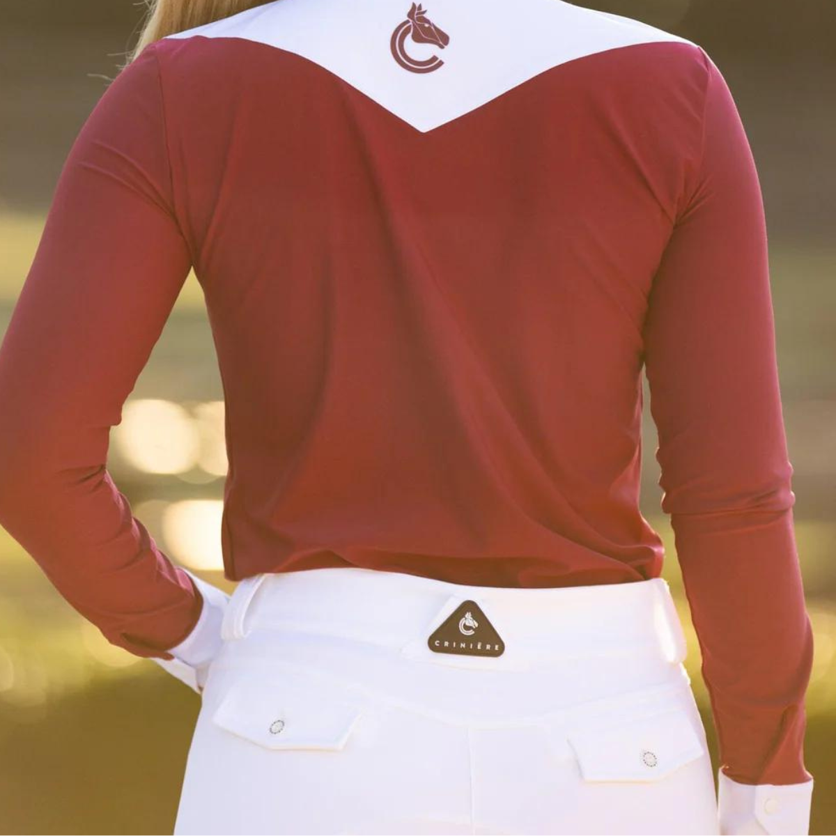 CRINIĒRE Amelie Show Shirt in Merlot