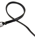 People On Horses Crystal Belt in Black/Blue/Silver