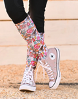 Dreamers & Schemers Boot Socks in Old School Toys