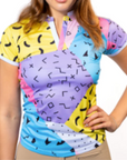 Spiced Equestrian Siren Dry-Fit Polo in Radical - Women's Large