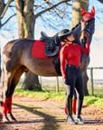 LeMieux Suede Dressage Pad in Chili