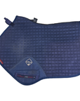 LeMieux Suede Close Contact Square Pad in Navy