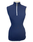 Tailored Sportsman Ice Fil Sleeveless Shirt in Navy - Women's XS