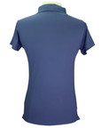 Dublin Black Karina Short Sleeve Technical Polo in Navy - Women's XS