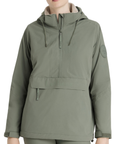 LeMieux 'Phoebe' Half-Zip Waterproof Jacket in Rosemary