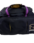 Noble Outfitters Signature Duffle Bag in Black/Purple