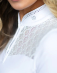 Equestrian Stockholm 'Crystal Champion' Competition Top in White