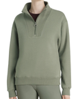 LeMieux 'Keira' Quarter Zip Sweater in Rosemary
