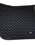 Dapplebay Sport Satin Dressage Saddle Pad in Black